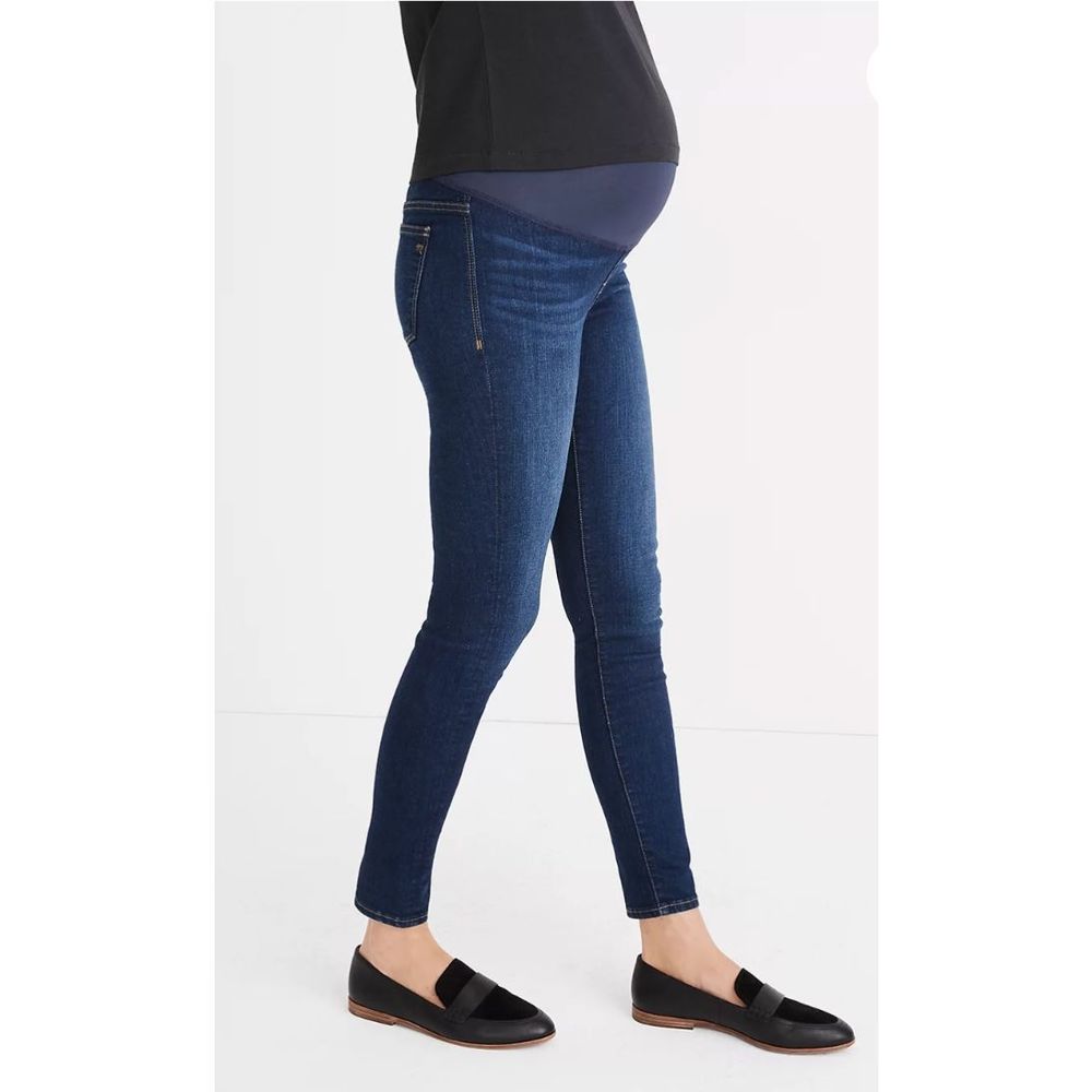 Madewell Maternity Jeans Over the Belly Skinny in Hayes Wash Size 27
